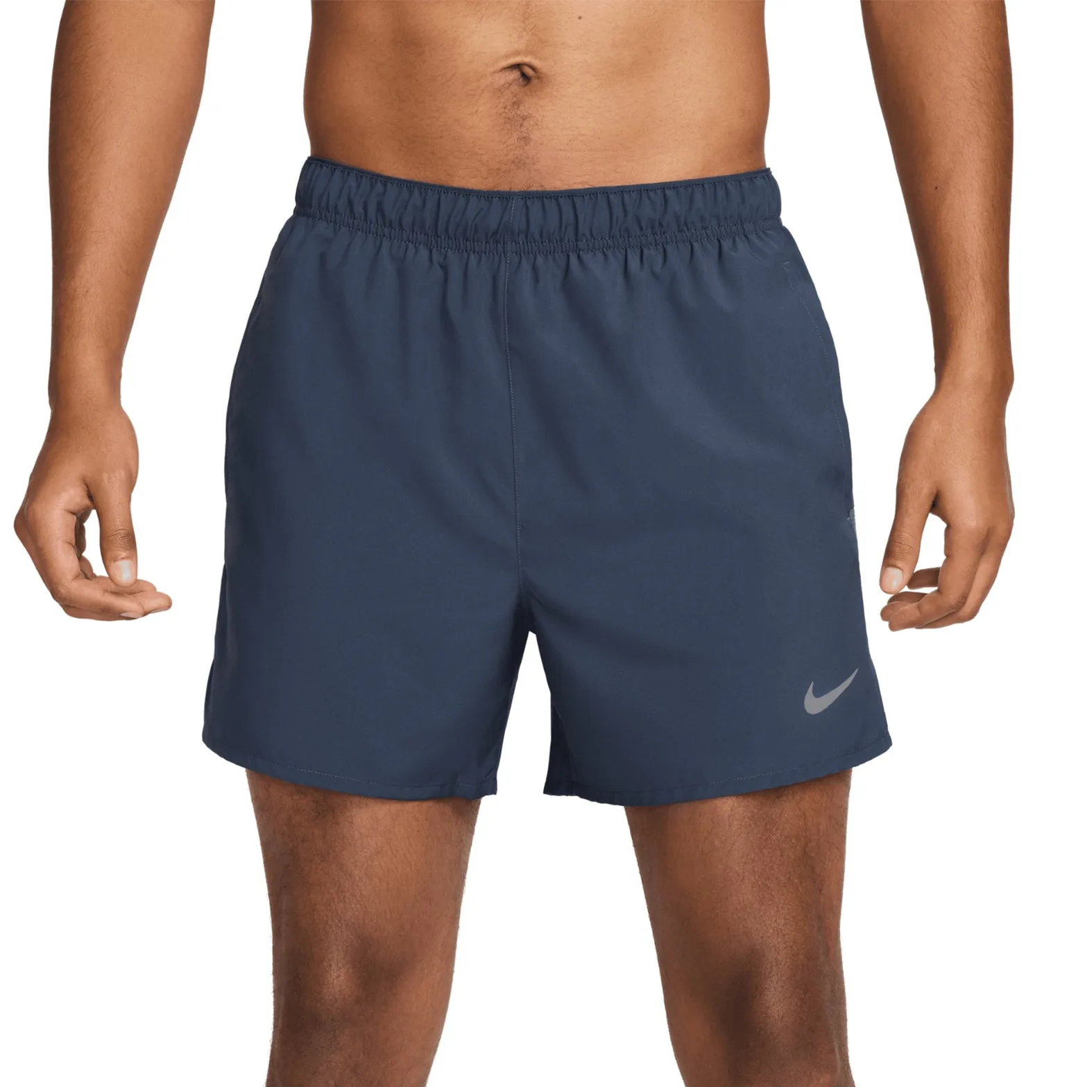 Men's Dri-FIT Challenger 5 Inch 2 in 1 Versatile Shorts Thunder Blue Hygienic Antimicrobial Layer Sport Flex Fit