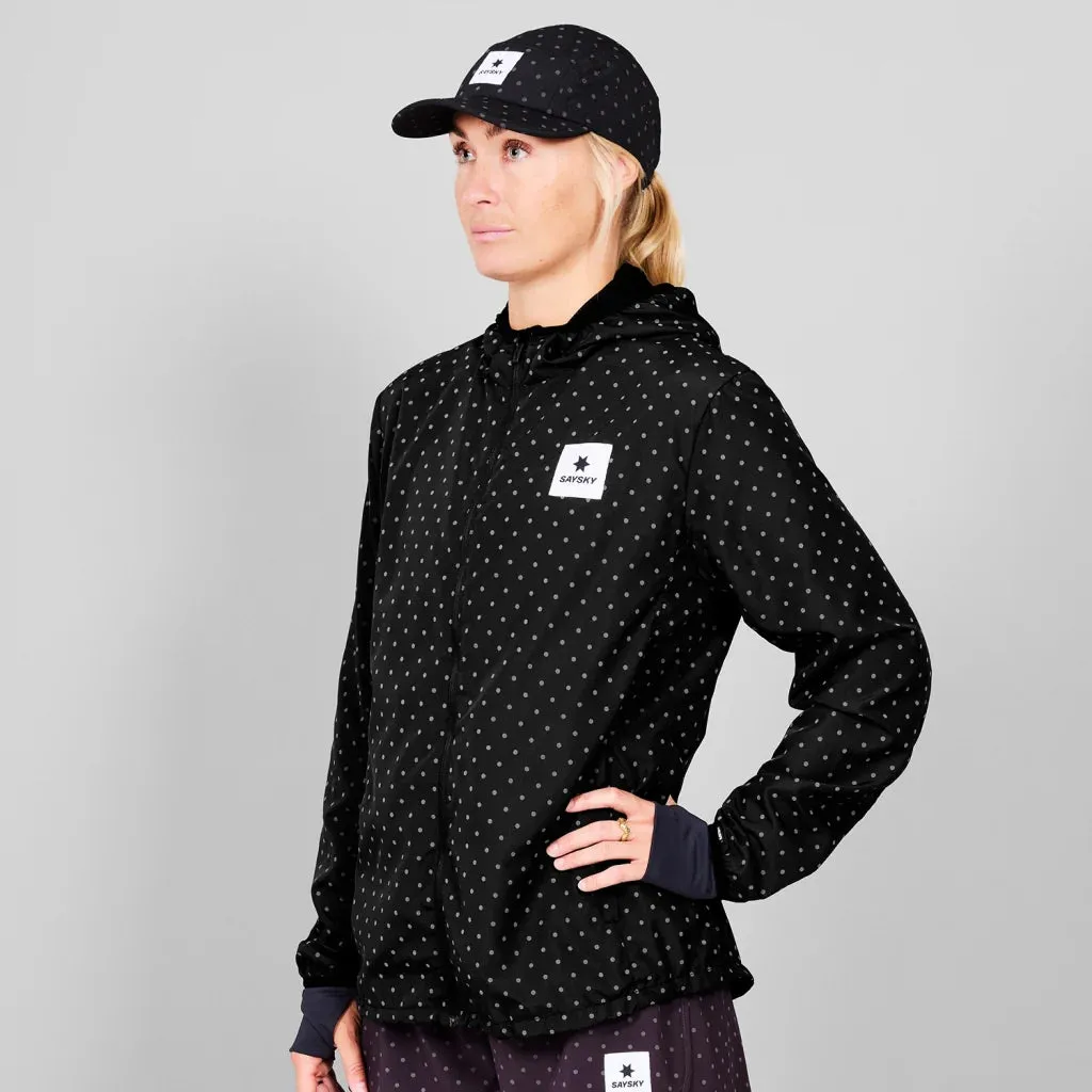 Analysis SAYSKY Women's Reflective Polka Blaze Jacket Black