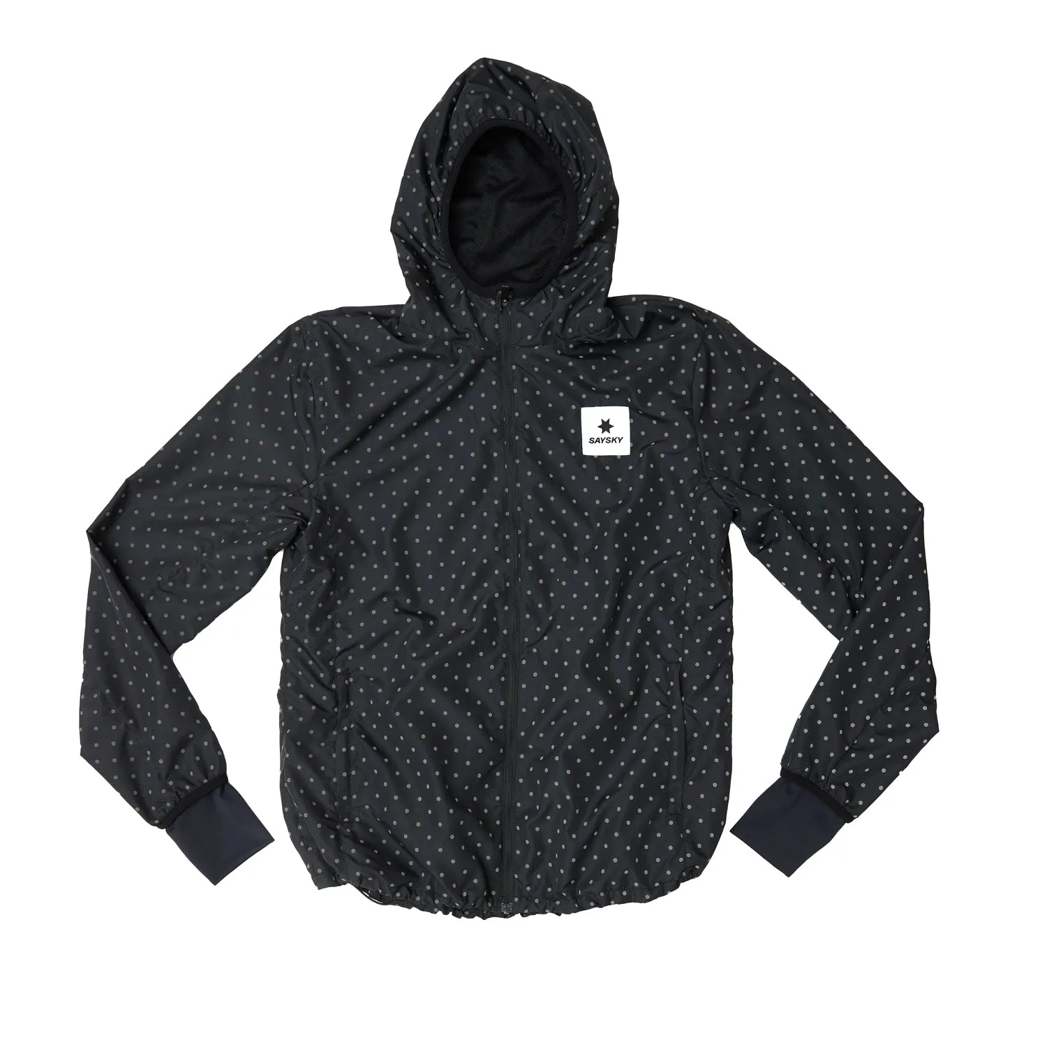 Distribute thrift - store find SAYSKY Women's Reflective Polka Blaze Jacket Black