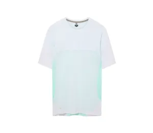 Men's Hot Weather T | White/Green Denim combination