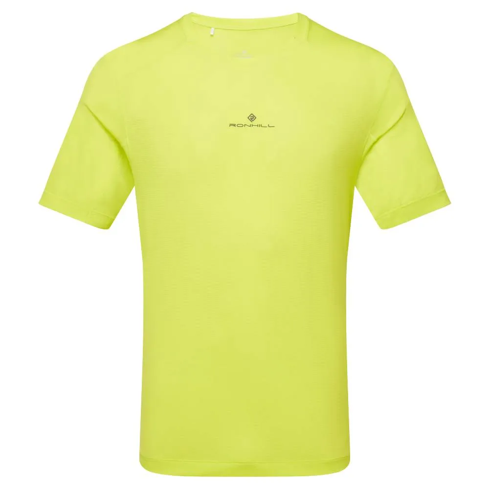 Ronhill Men's Tech S/S Tee - Acid Oxide Curved Hemline