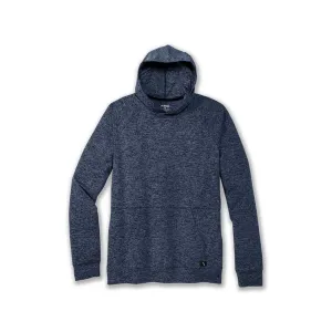 Business Ready Men's Luxe Hoodie Heather - Blue Slate