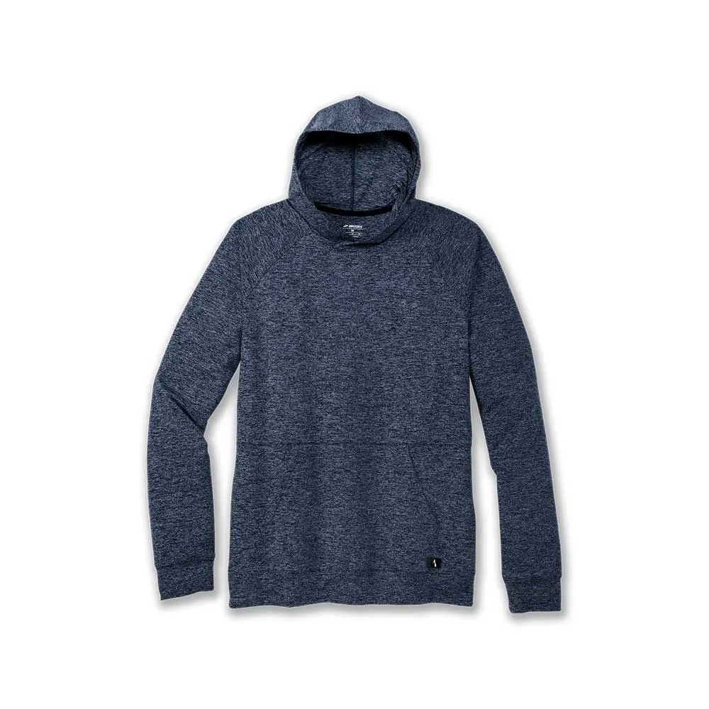 Casual apparel Graphic Art Men's Luxe Hoodie Heather - Blue Slate