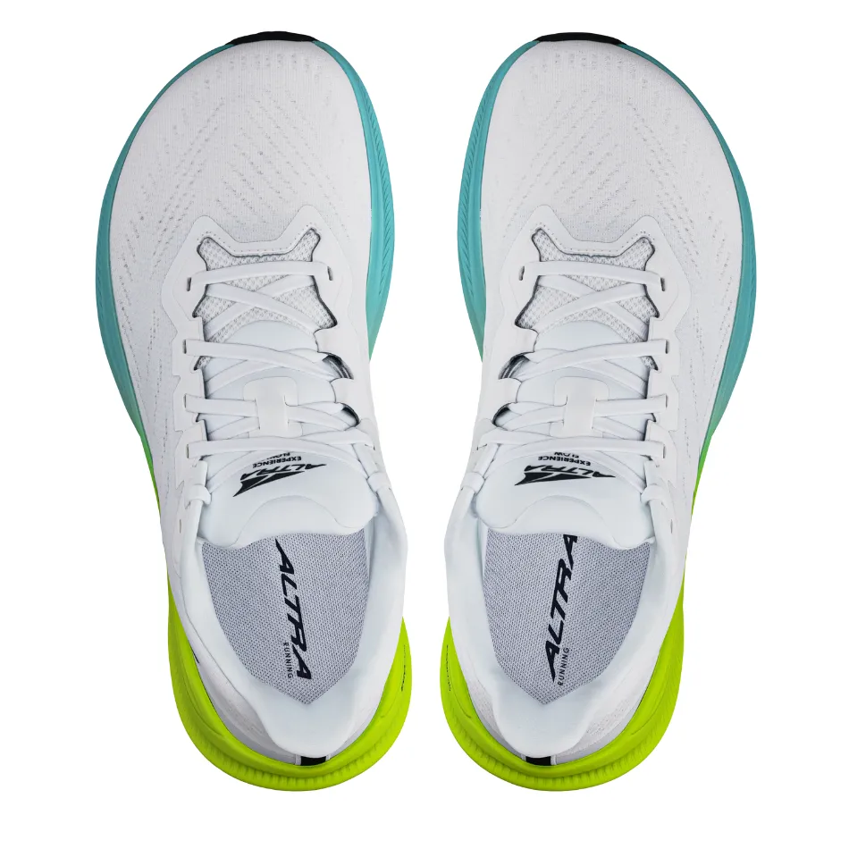Altra Men's Experience Flow 2 Running Shoes in White/Lime AW25 running in humid weather shoes