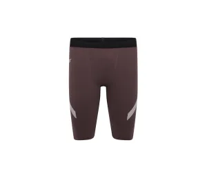 Men's Half Tights | Dark Taupe Sweat Resistant Coating FasteningLoops