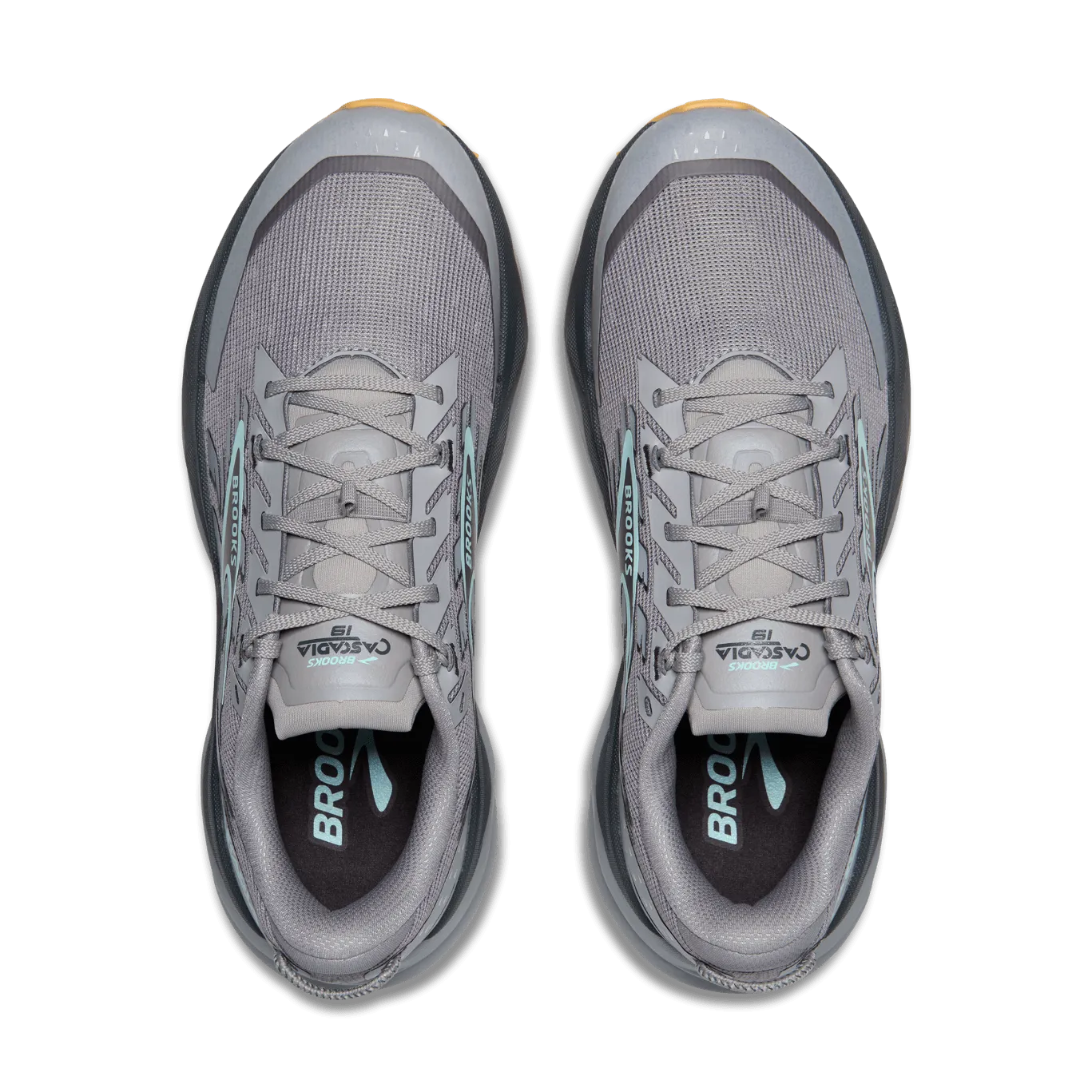 Seamless Upper Ventilation Channel System Brooks Cascadia 19 2E Wide Mens