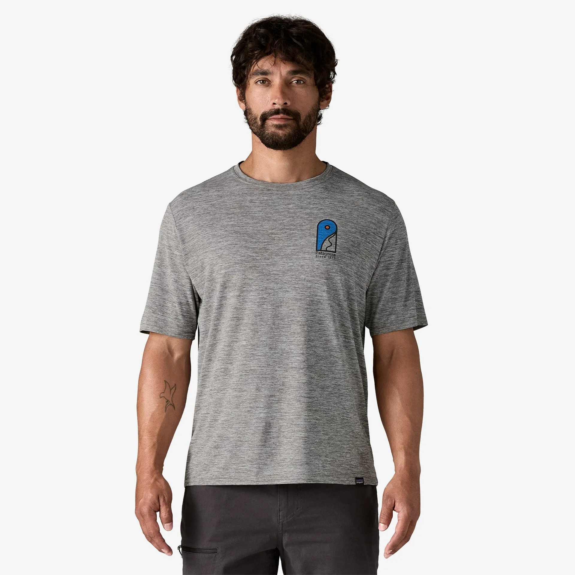 Men's Capilene? Cool Daily Graphic Shirt - Lands Sun Protection Fabric