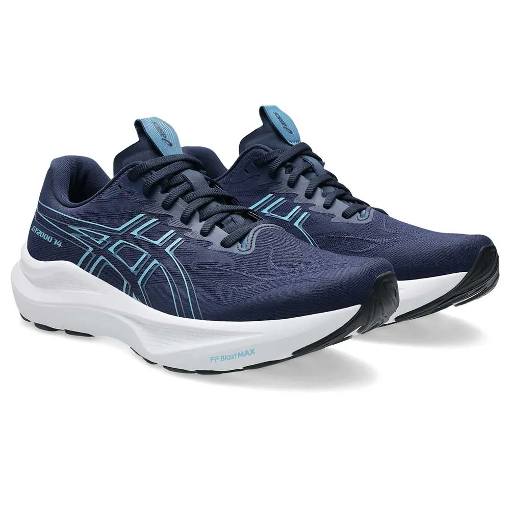 Men's GT-2000 14 Running Shoe - Midnight/Stillwater - Wide (2E) respiratory health Lightweight Sole