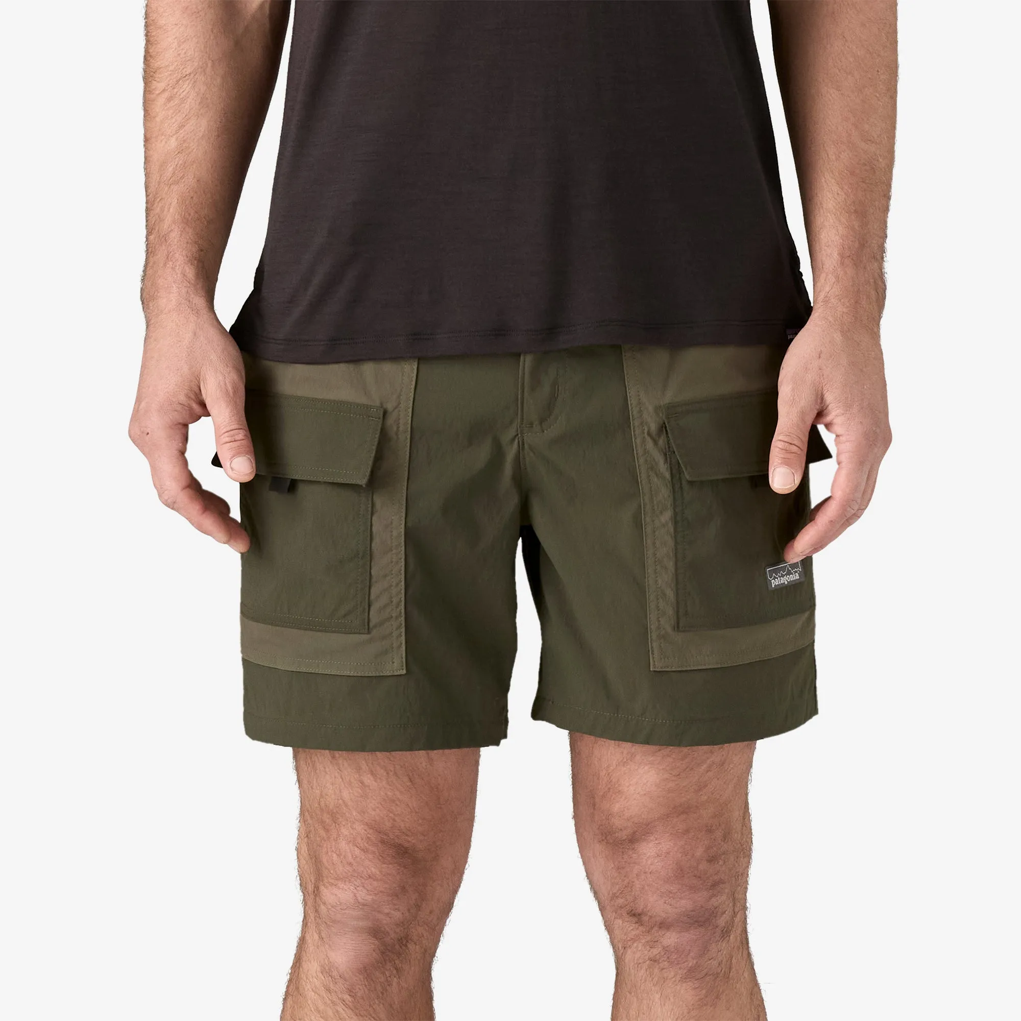 Cotton Blend Flexible shape Men's Outdoor Everyday Shorts - 6"