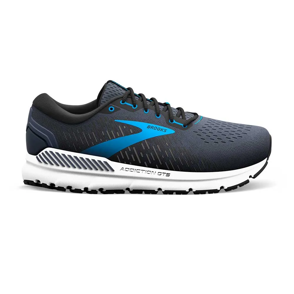 all - purpose shoes Men's Addiction GTS 15 Running Shoe- India Ink/Black/Blue- Narrow (B)