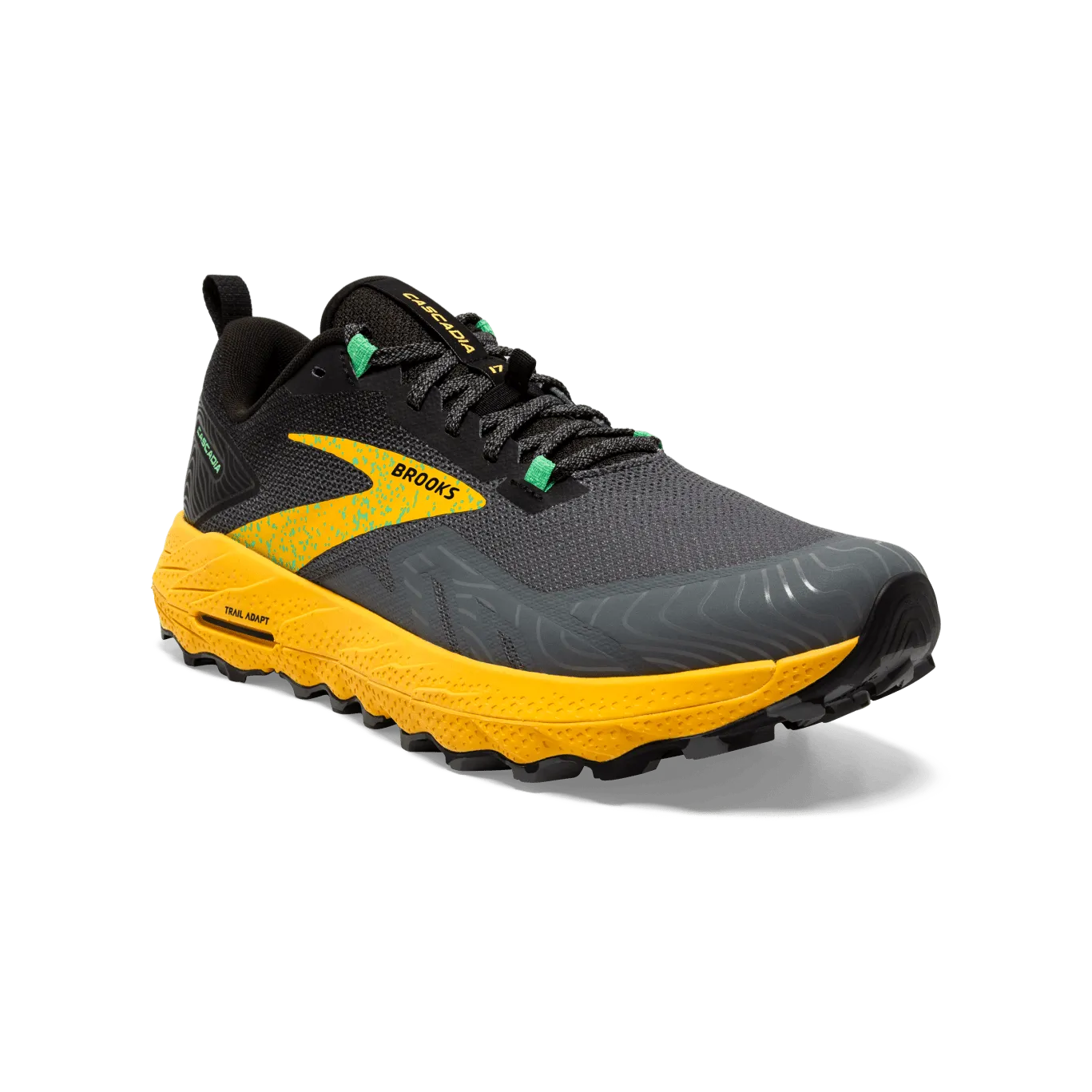 Brooks Cascadia 17 Mens Lightning Drain Channels Rock Plate Protection