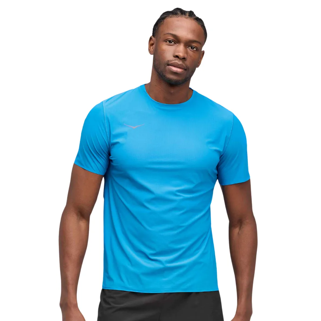 Soft and Light Reinforced Shoulders HOKA Mens Airolite Run S/S Top
