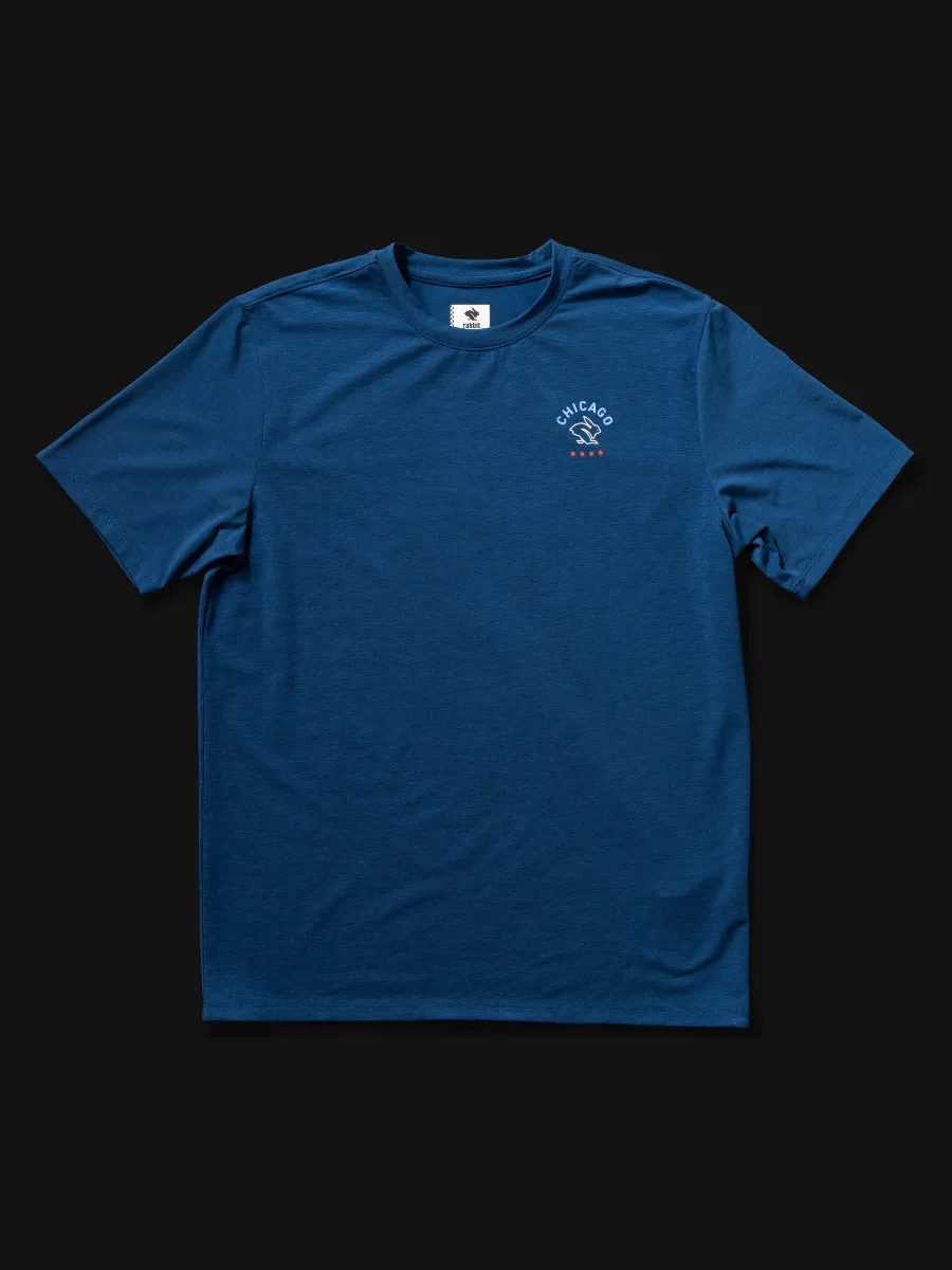 Men's Off The Track Tee | Chicago Modern Layer ComfortOptimizedConstruction