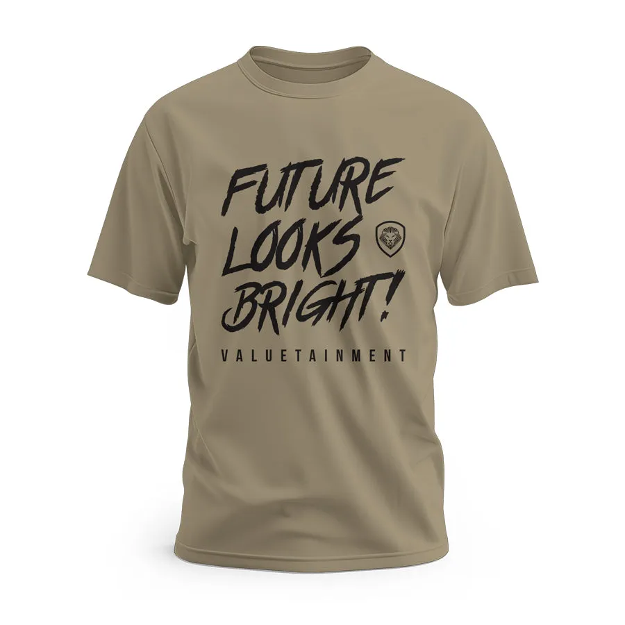The Future Looks Bright Army Green Men's Shirt Casual Active Wear Layering Wear