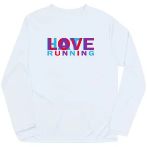 Ethically Sourced Material Men's Running Long Sleeve Performance Tee - Love Hate Running