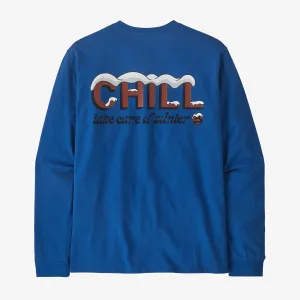 Everyday Fashion DoubleStitchedEdges Men's Long-Sleeved Chill Responsibili-Tee?