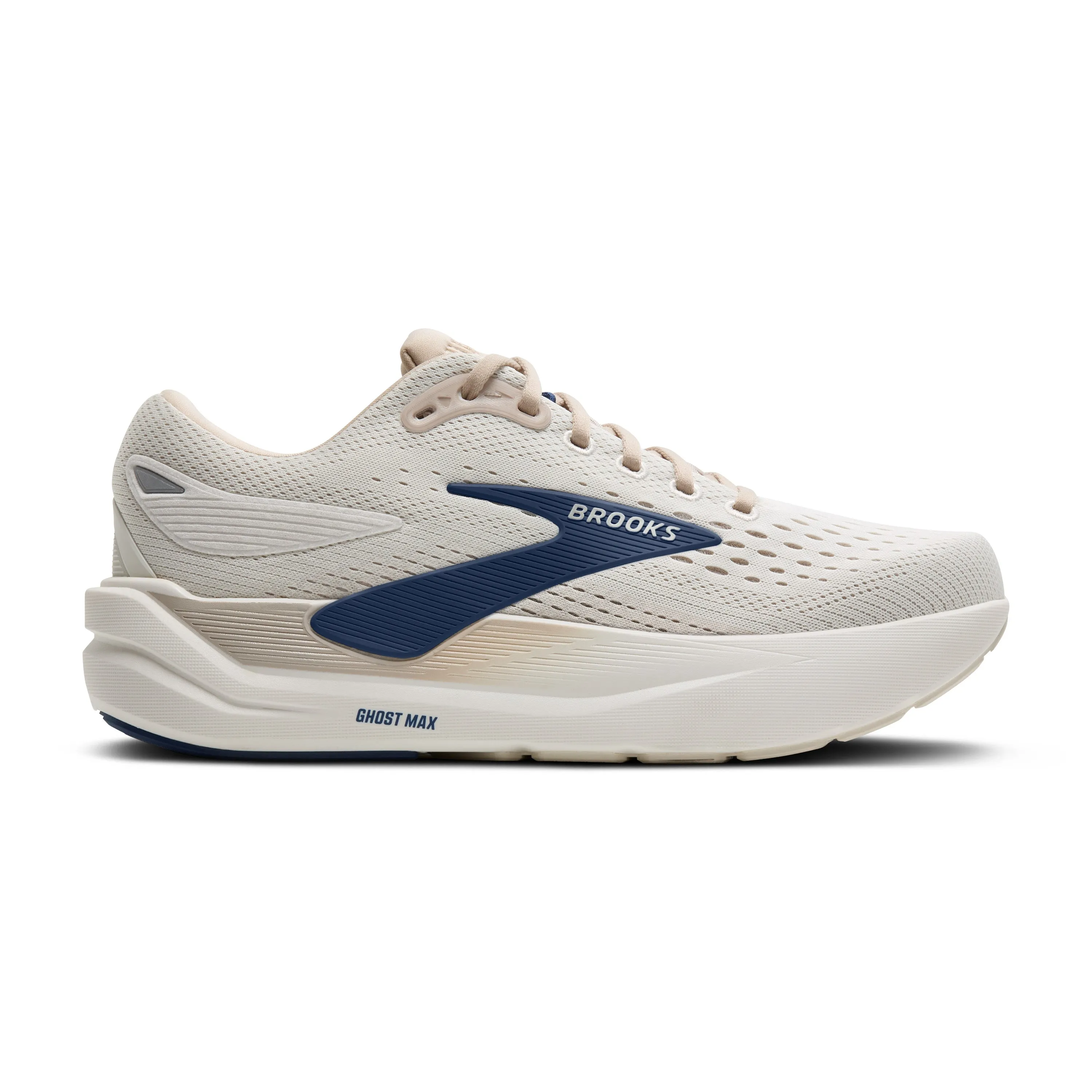 zipper - closure running shoes running in city Men's Ghost Max 3 (173 - Coconut/Chateau/Navy)