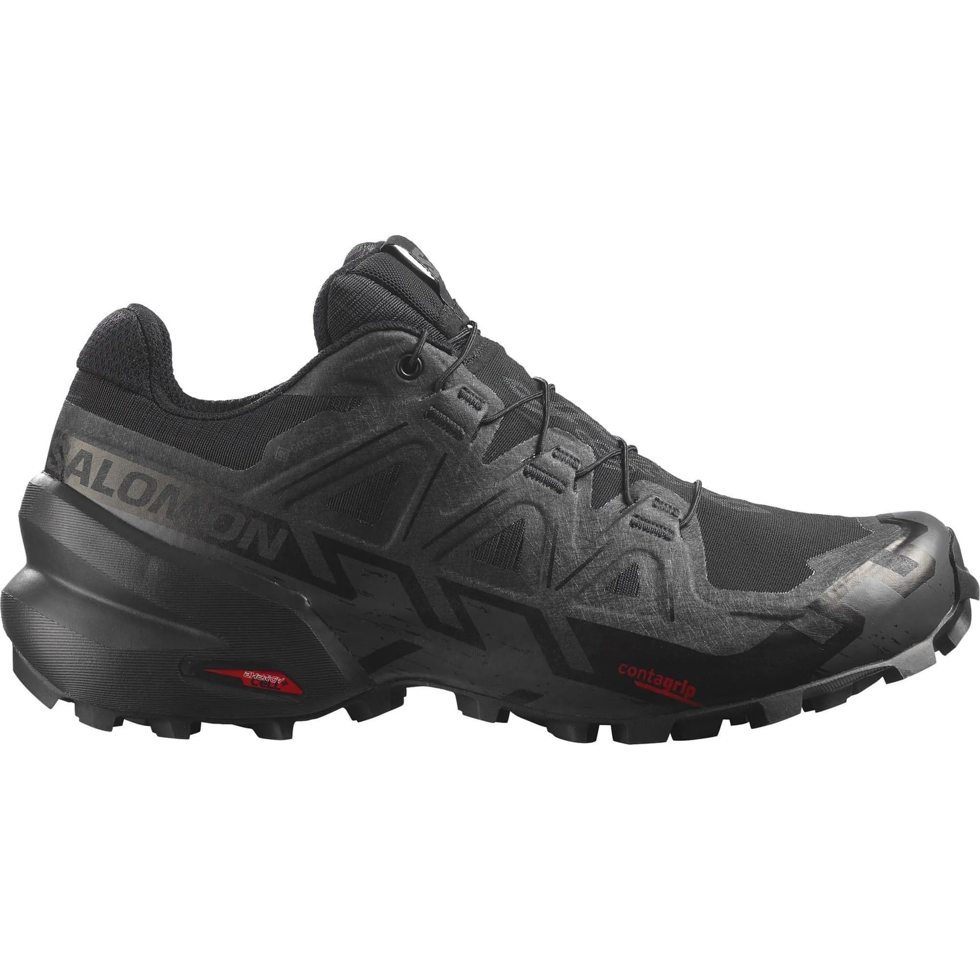 recovery trail shoes Salomon Speedcross 6 GORE-TEX Womens Trail Running Shoes - Black