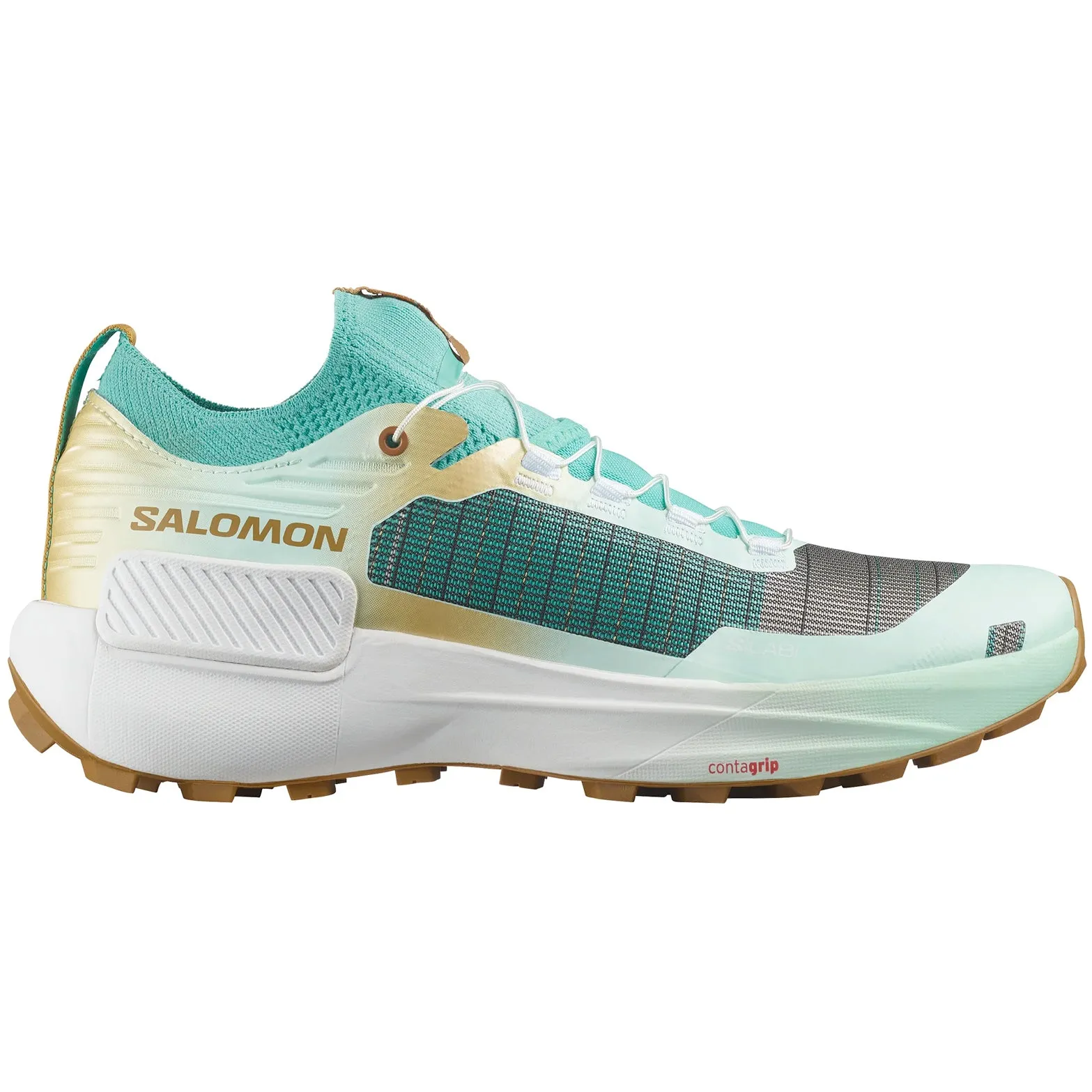 S/LAB Genesis LTD Courtney v2 Trail Running Shoes Waterfall / White / Bay Heel Lock Technology All Weather Adaptation