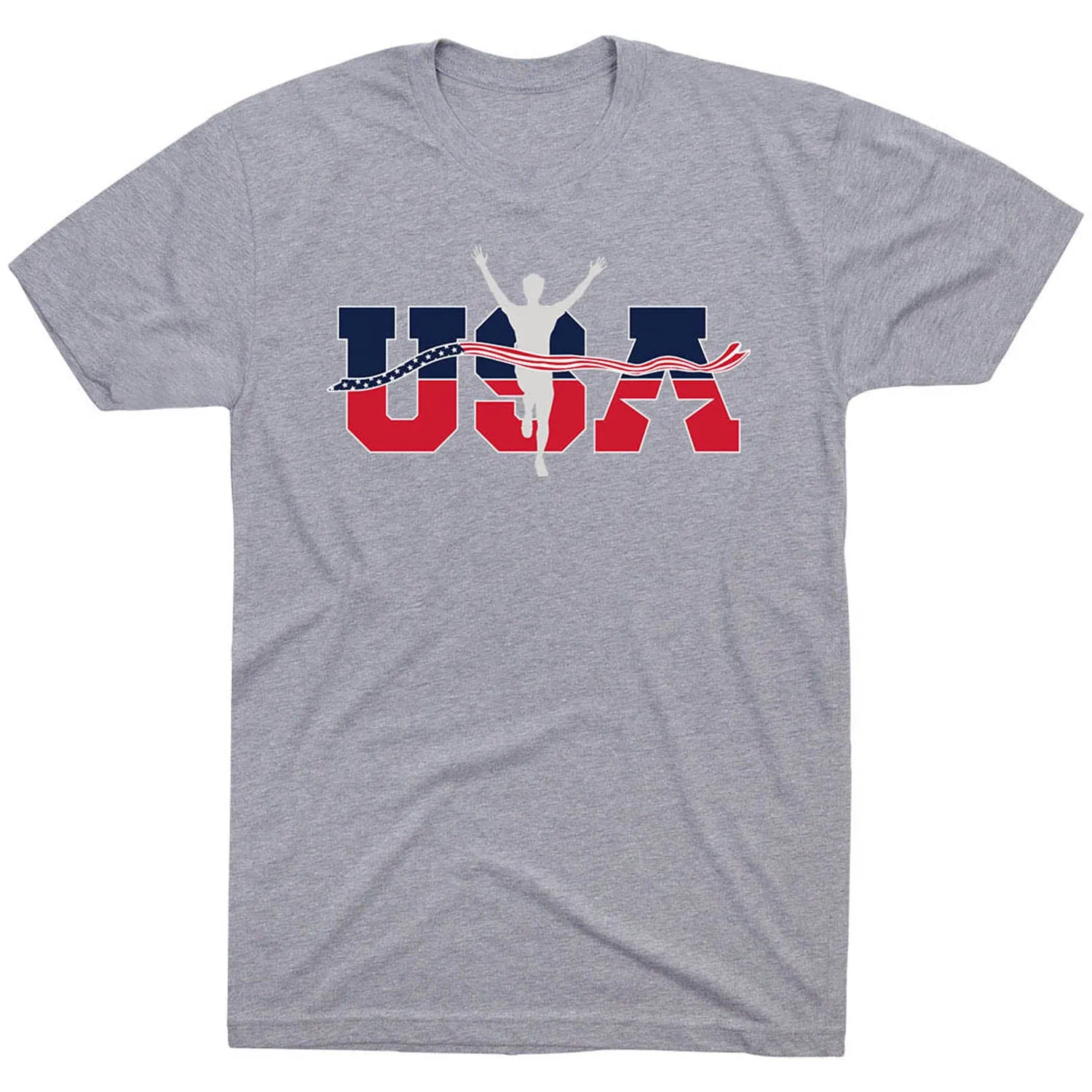 Running Short Sleeve T-Shirt - USA Runner Sustainable Dye Process
