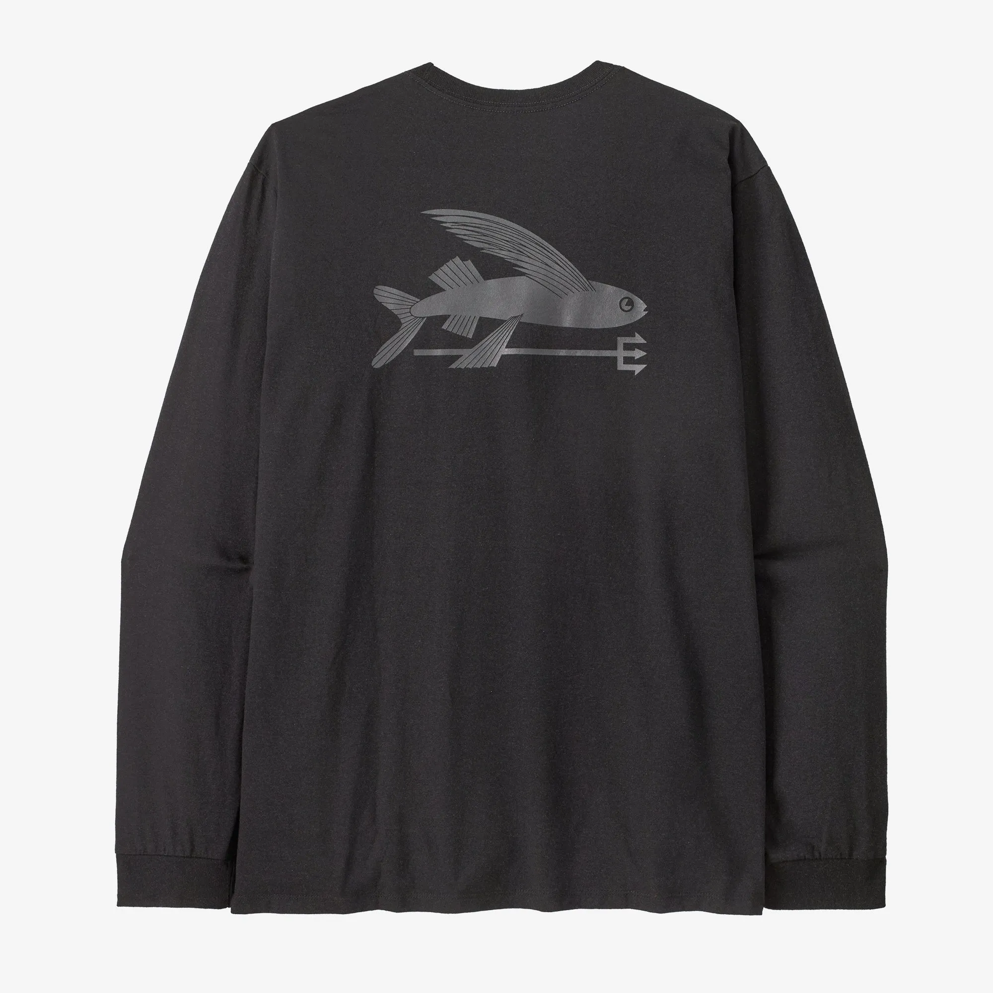 Men's Long-Sleeved Flying Fish Responsibili-Tee? EcoFriendly Textiles One-Piece Wear