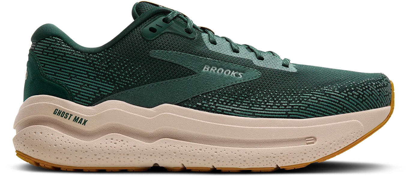 Shock Cushion leather - upper - feature shoes Men's Ghost Max 2 (324 - Pine Grove/North Atlantic/Grey)