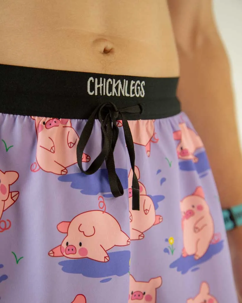 Men's Piggies 2" DS Split Shorts Lightweight Material Trendy Comfort