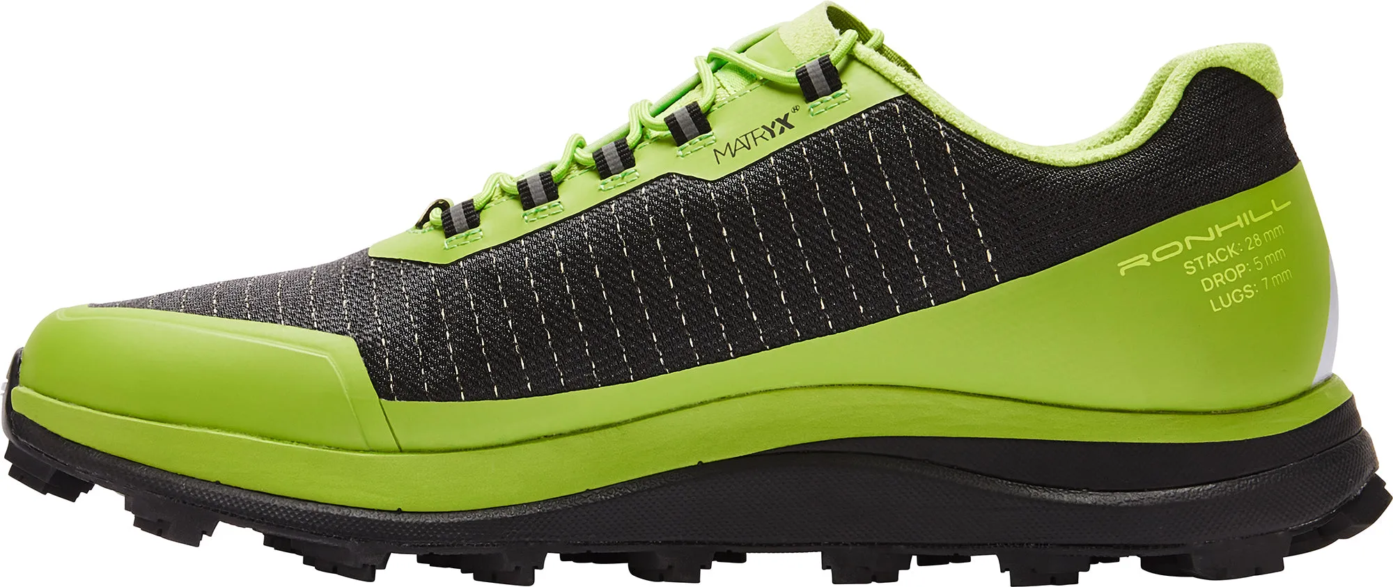 Ronhill Reverence Mens Trail Running Shoes - Green outdoor race shoes