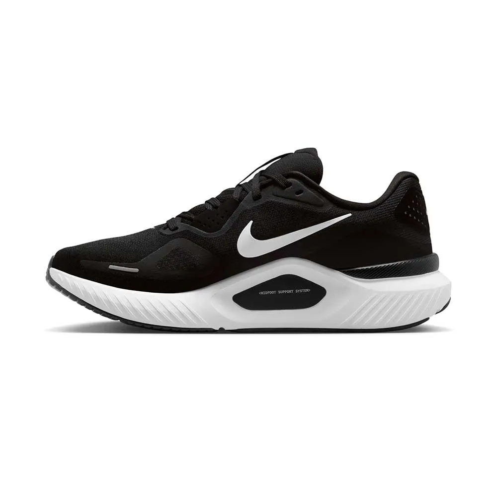 ReinforcedToe Ultra Light Construction Men's Nike Structure 26 Running Shoe - Black/White/Cool Grey/Metallic Silver - Regular (D)