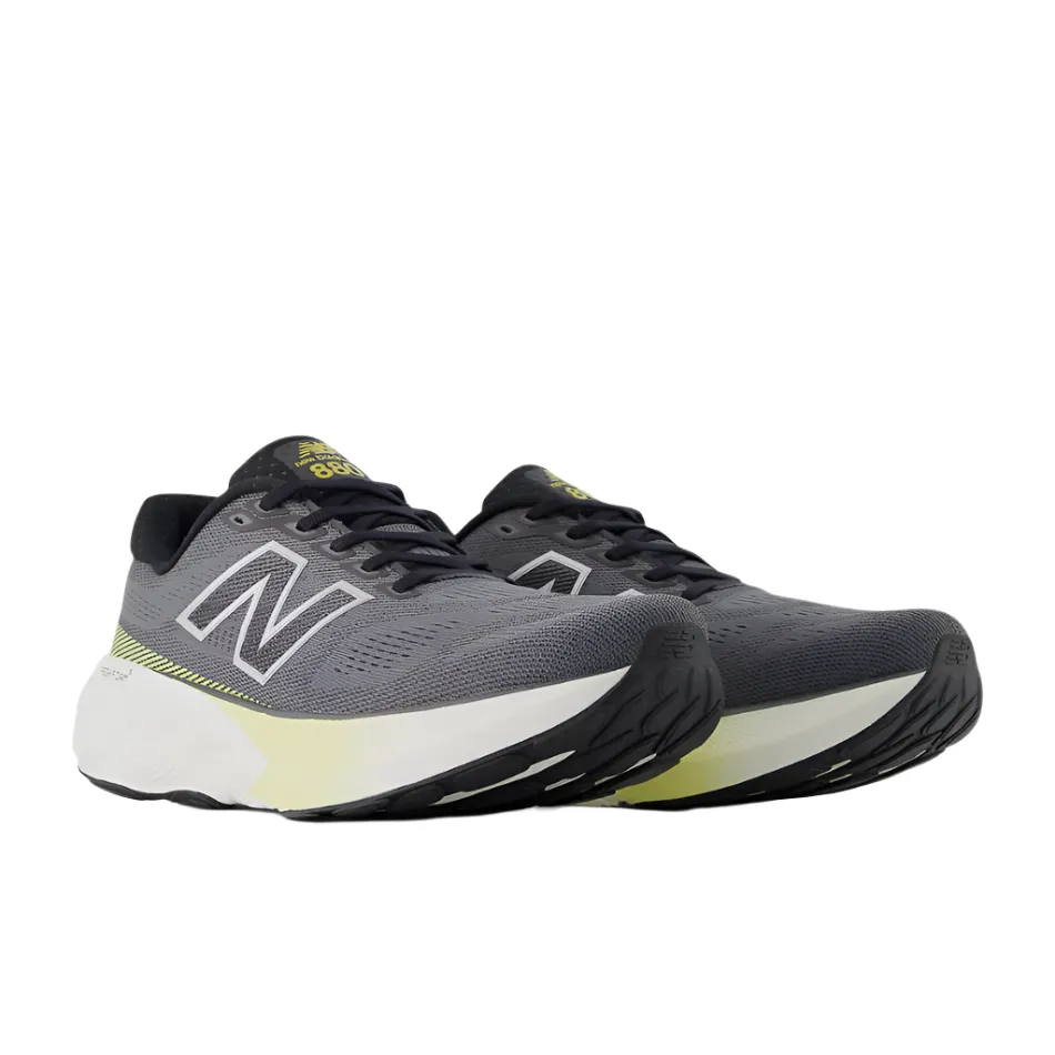 walking stability signature shoes New Balance Men's 880 V15 Running Shoes in Black/Winter Grass/Castlerock AW25
