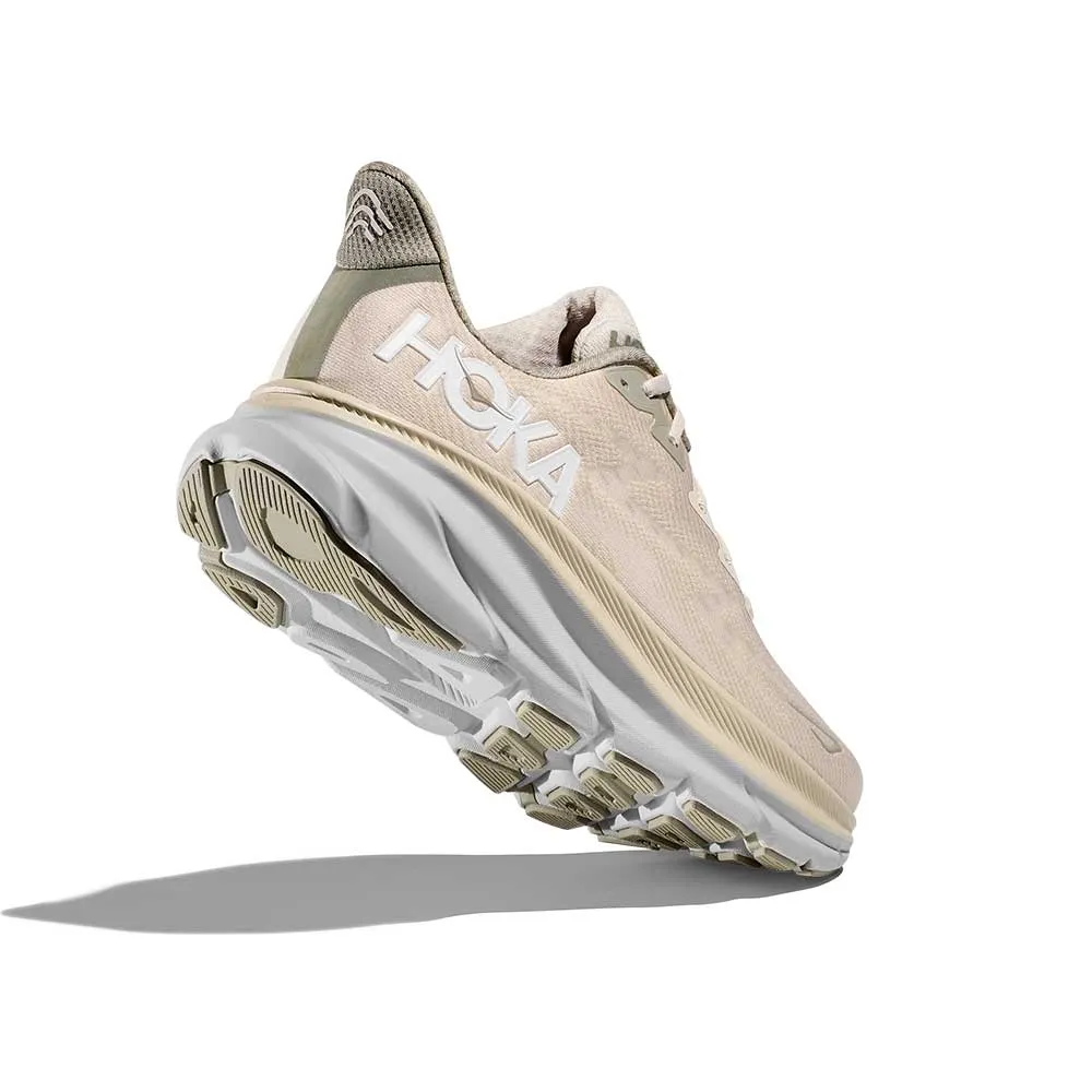 Autumn running on a treadmill shoes Men's Clifton 9 Running Shoe - Oat Milk/Barley - Regular (D)