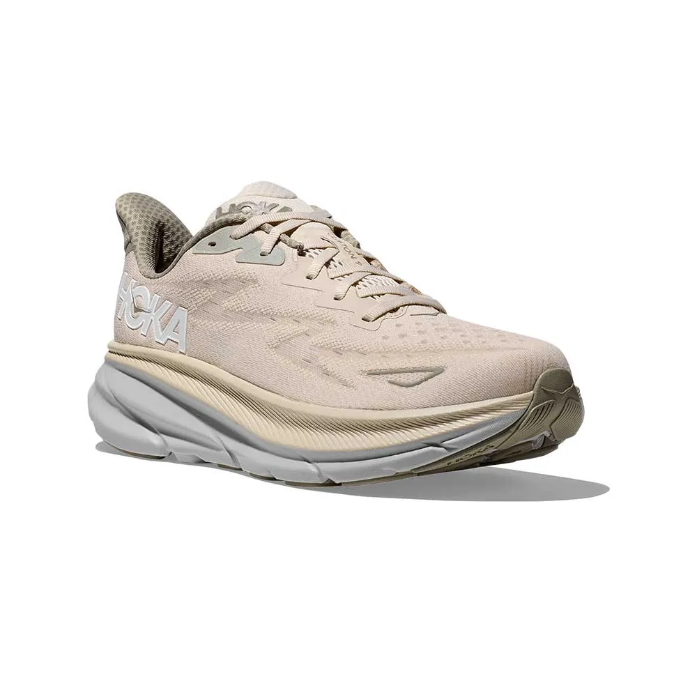 Men's Clifton 9 Running Shoe - Oat Milk/Barley - Regular (D) step aerobics shoes professional athletes