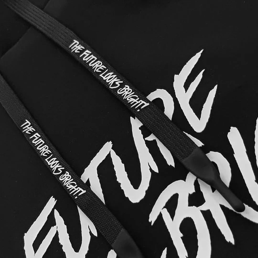 Timeless Comfort Wear Stylish Wear Men's Future Looks Bright White Lion Shield Premium Pullover Hoodie