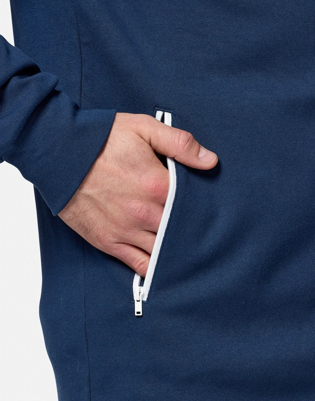 Flexible Layer Gym   Coffee Chill Full Zip (Mens) - Petrol Blue