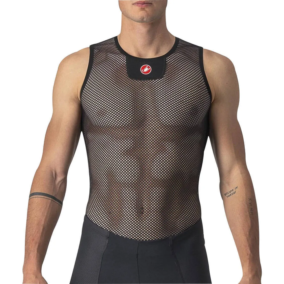 Allied - compatible Castelli Core Mesh 3 Sleeveless Mens Cycling Base Layer - Black