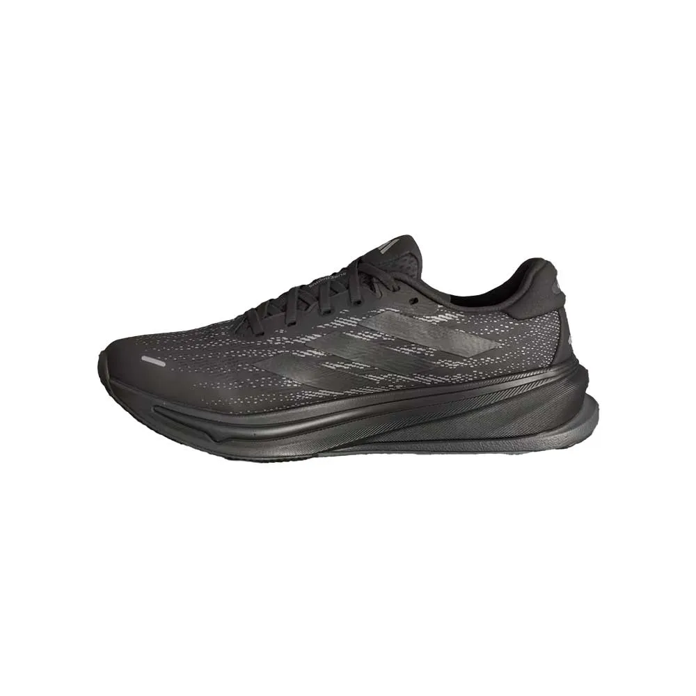 BreathableMesh Men's Supernova Rise 2 Running Shoe - Core Black/Core Black/Silver Metallic - Regular (D)