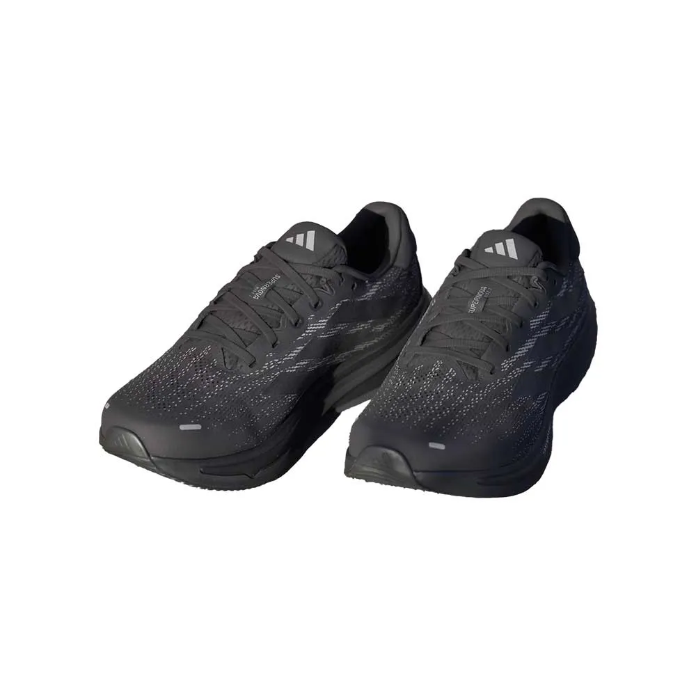 Men's Supernova Rise 2 Running Shoe - Core Black/Core Black/Silver Metallic - Regular (D) evening running footwear running for a way to stay balanced