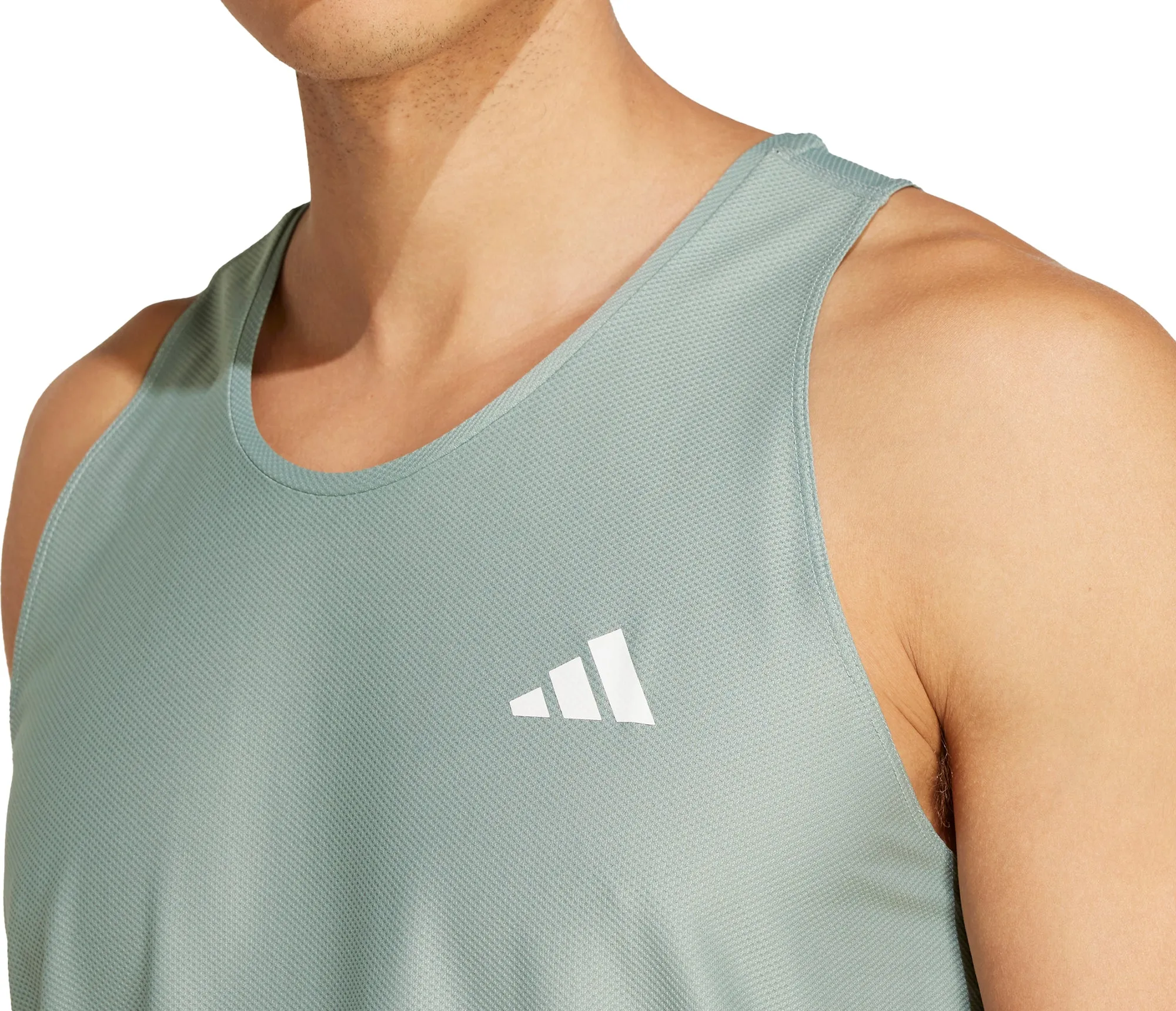 Reinforced Stitching Transport - efficient adidas Own The Run Mens Running Vest - Green