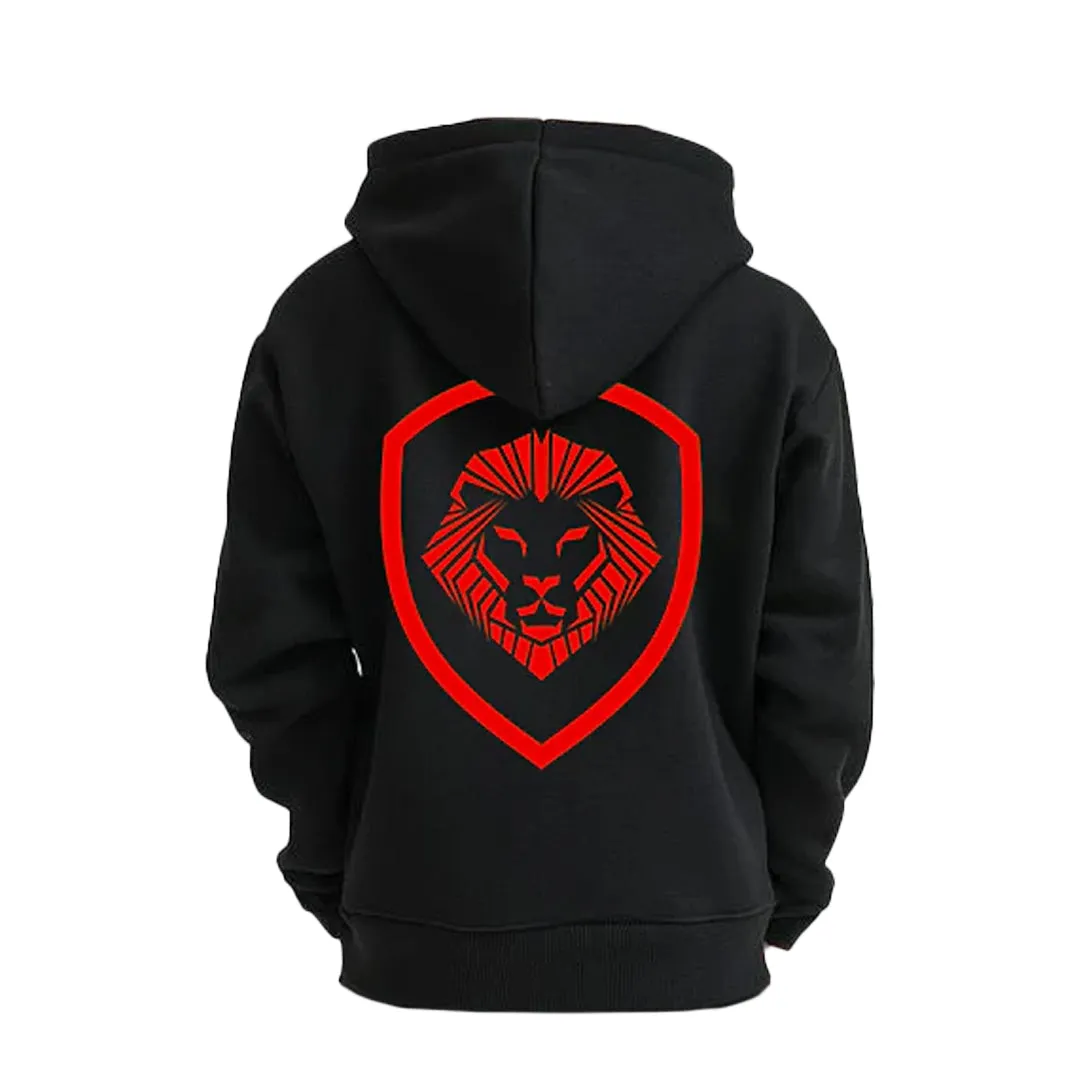 Collared formality Kid's Future Looks Bright Red Lion Premium Pullover Hoodie