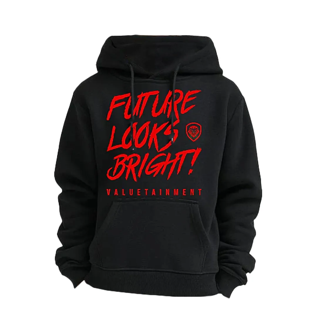 Relaxed Armhole Cut Kid's Future Looks Bright Red Lion Premium Pullover Hoodie