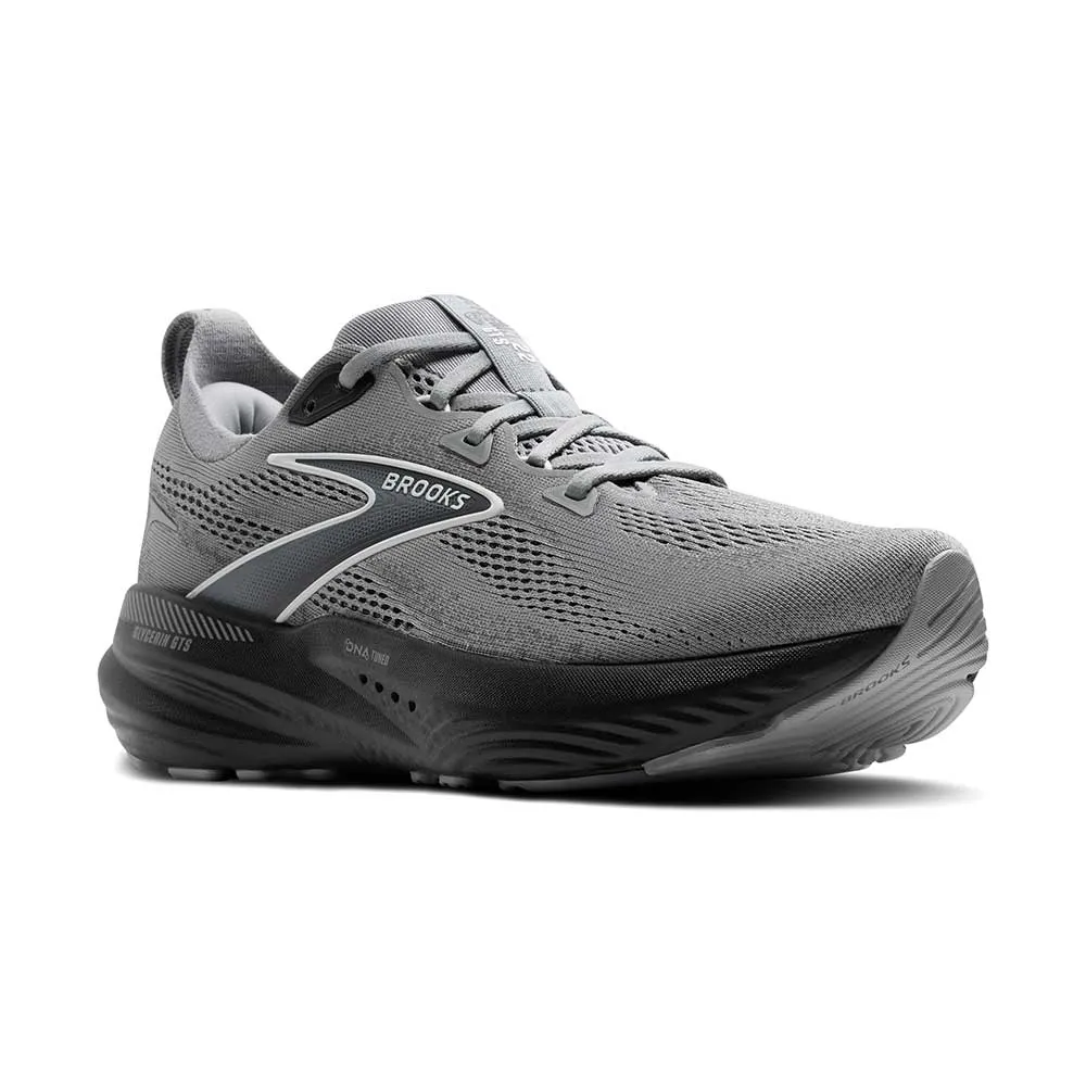 Men's Glycerin GTS 22 Running Shoe - Primer Gray/Ebony/Bluewash - Regular (D) Foot Control