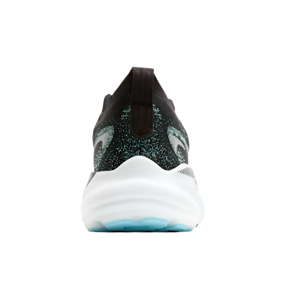 Brooks Men's Glycerin GTS 22 Running Shoes in Black/Atomizer/Blazing Orange AW25 Non Slip Outsole Pattern