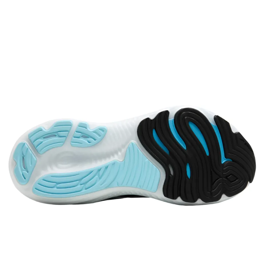 Brooks Men's Glycerin GTS 22 Running Shoes in Black/Atomizer/Blazing Orange AW25 Dynamic Landing Zone