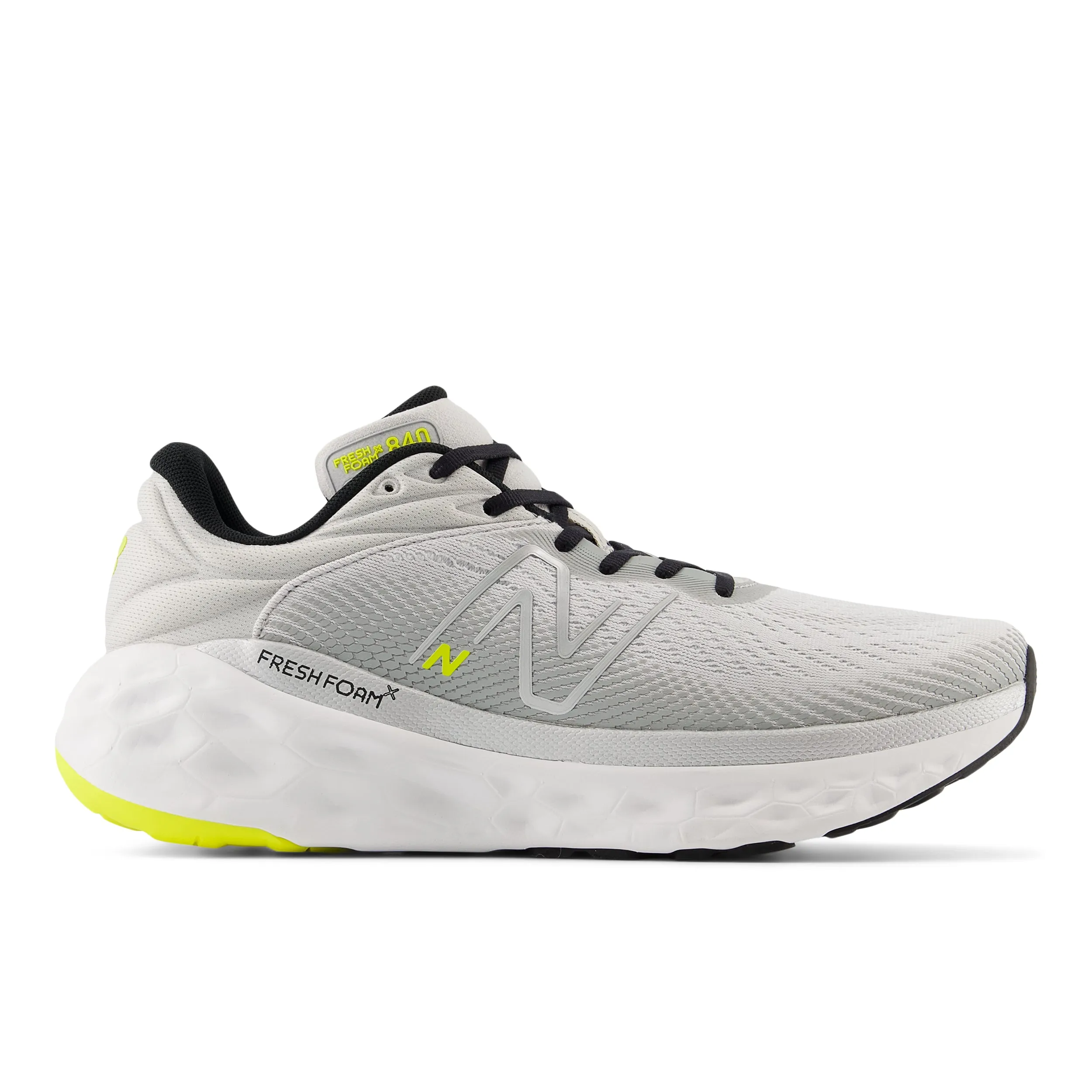 Men's Fresh Foam X 840F v1 (CF - Grey Matter/Silver Metallic/Firefly) anti - blister