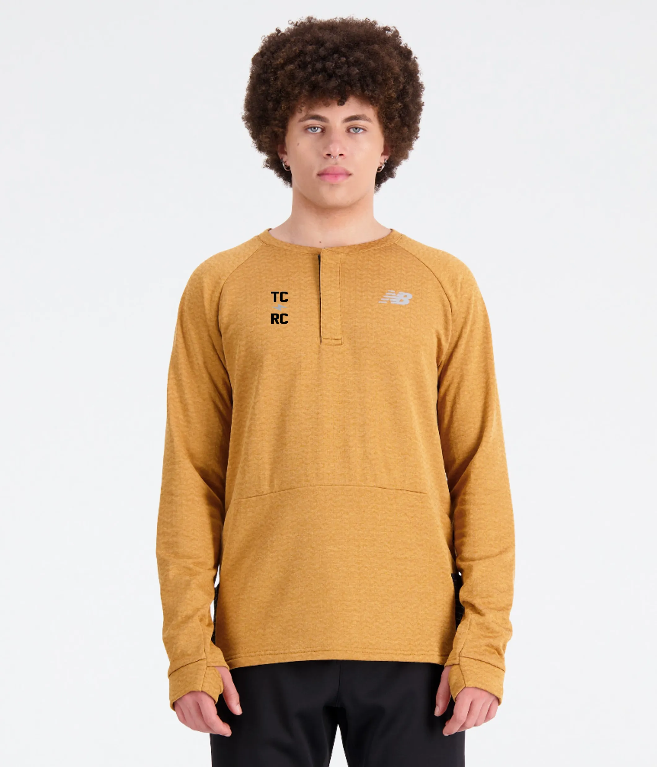 Men's Heat Grid Crew (TCC - Tobacco Heather) Winter Accessories