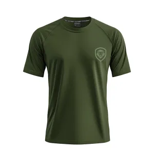 Luxury clothing Trendy Comfort Fit Future Looks Bright Army Green Performance Short Sleeve T-Shirt