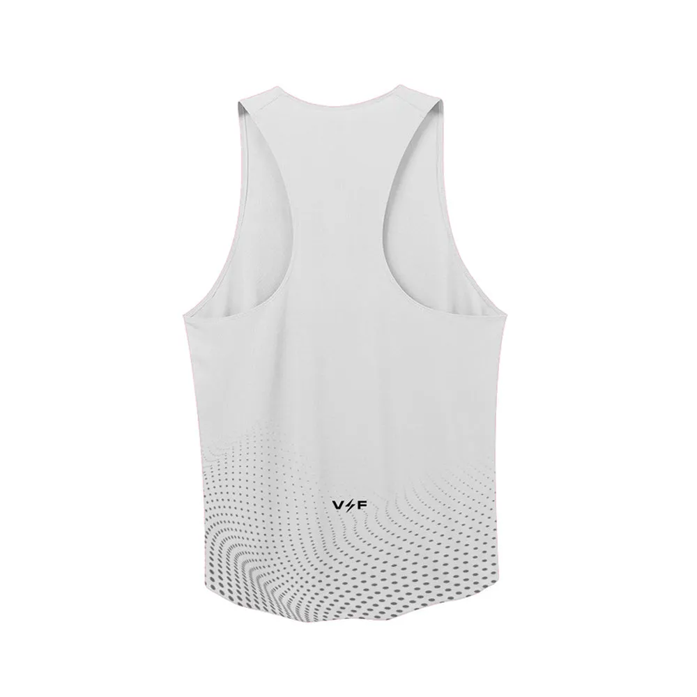 Recycled Polyester Blend Volt and Fast FAST Tank - White