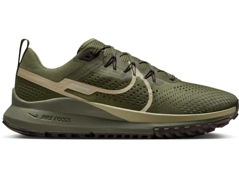 Eco Friendly Recycled Upper Tear Resistant Weave Men's Nike React Pegasus Trail 4