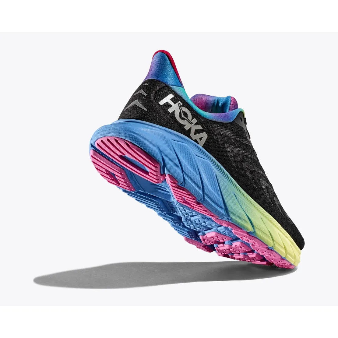 Traction Grip Pattern Hoka Men's Arahi 6 (Black/Silver)