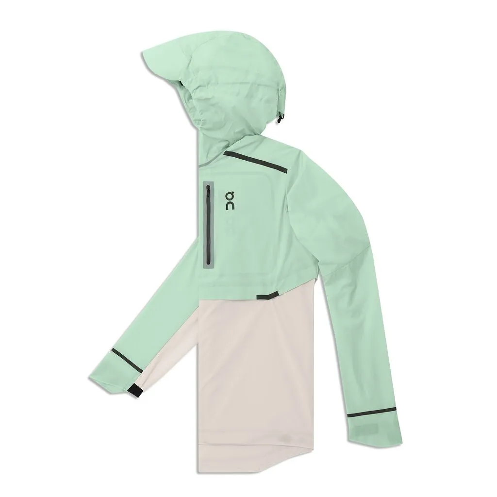 Minimalist Aesthetic On Running Weather Jacket (Mens) - Creek/Pearl